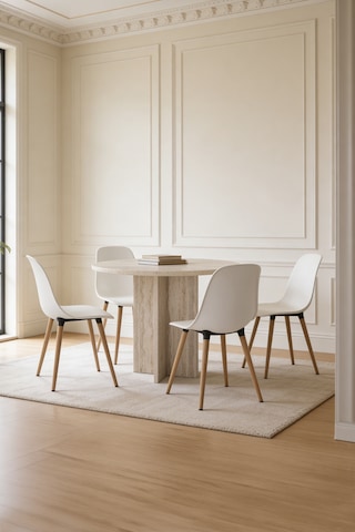 Harmony Sora Oval Masa 90x75x90 Cm Trevi Sadece Masa - Modern Tasarım Antrasit
