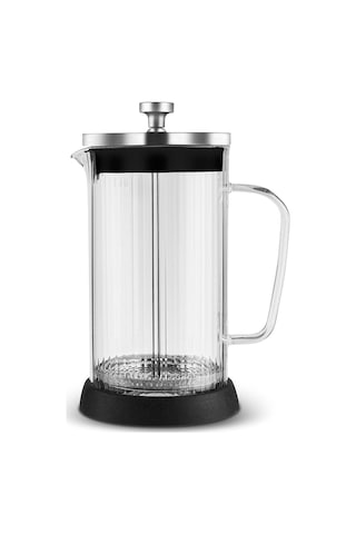 Massi Bitki Çayı Ve Filtre Kahve Demliği French Press 600 Ml Siyah Çok Renkli