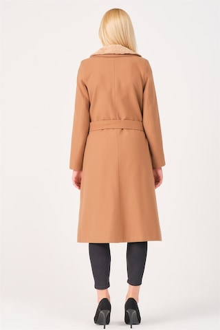 Z6671 Dewberry Bayan Palto-açık Camel-açık Camel