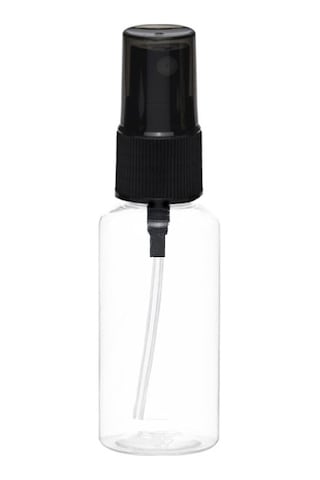 100 Adet - 30ml Plastik Mini Boş Şeffaf Pet Sprey Şişe - Siyah Sprey Başlık 100 Adet - 30ml Plastik Mini Boş Şeffaf Pet Sprey Şişe - Siyah Sprey Başlık