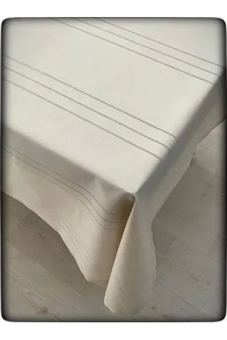 Nivemeshome Ekru 160 220 Colber Masa Örtüsü Ekru