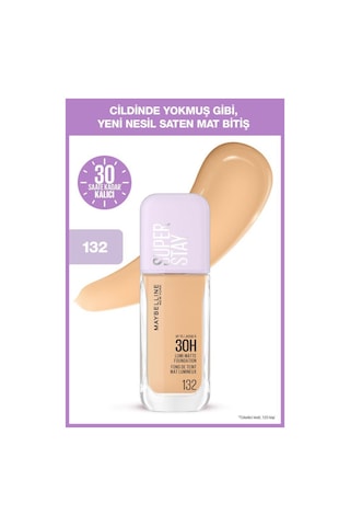 Maybelline New York Super Stay Lumi Matte Fondöten 132 Natural Beige