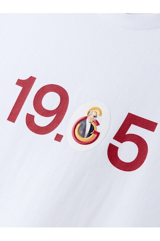 Gsstore Galatasaray Erkek Ata 1905 T-shirt E251276 Beyaz