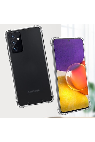 Zore Galaxy Uyumlu A54 Kılıf Msra Nitro Anti Shock Silikon - Renksiz Renksiz
