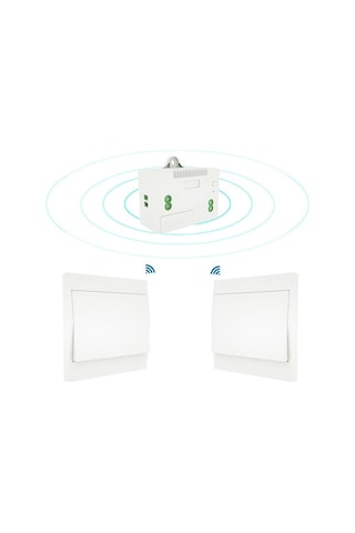 Tongxida 110-230v Kablosuz Işık Anahtarı Ve Alıcı Kiti Özsüzdür Anahtar Uzaktan Kumandalı Aydınlatma Armatürü-beyaz Beyaz