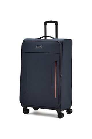 Fossil Ultra Light Lacivert Büyük Boy Körüklü Kumaş Valiz 360 8 Tekerlekli, Hafif & Geniş İç Hacim Lacivert