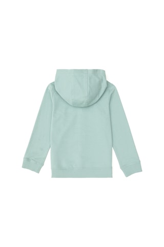 U.S. Polo Assn. Kız Çocuk Su Yeşili Fermuarlı Basic Sweatshirt 50296390-VR048