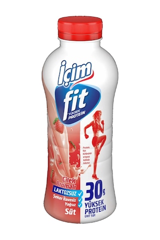 İçim Fit Çilekli Protein Sütü 400 Ml X 6 Adet