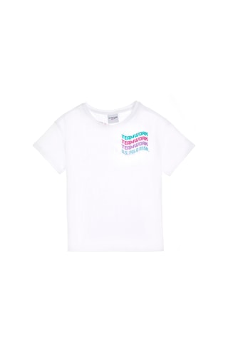 U.s. Polo Assn. Kız Çocuk Beyaz Tişört 50300971-vr013 Beyaz
