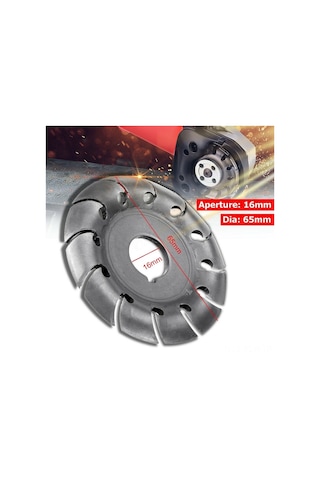 Xindoker 90mm Manganez Çelik Ahşap Oyma Diski, 16mm Delikli, Parlatma Ve Zımparalama İçin, Renk Seçenekli