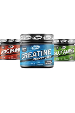 Fitnes Paketi- Creatin 300 Gr./arginine 120 Gr./glutamine 120 Gr. Aromasız