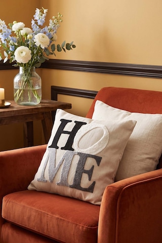 Home Yazılı Punch Dekoratif Kırlent Kılıfı Çok Renkli