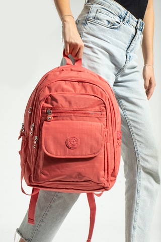 Nemo Bags Yavruağzı Unisex Okul Çantası, Crinkle Su Geçirmez Kumaş, Laptop Seyahat Sırt Çantası, 24 Lt, 40x30cm Diğer