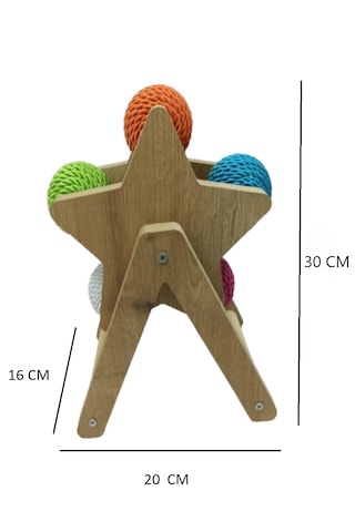 Tineke Kedi Tırmalama Oyuncağı Beş Renkli Döner Kedi Oyuncağı