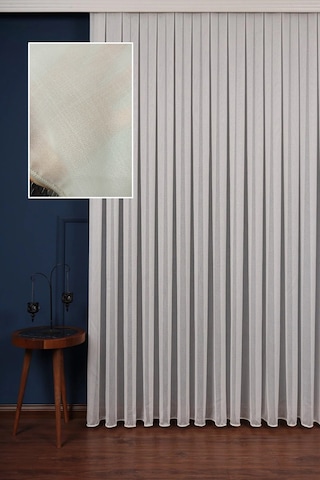 Arben Anon Eteği Kurşunlu Düz Tül Perde / Ölçünüze Özel Dikim