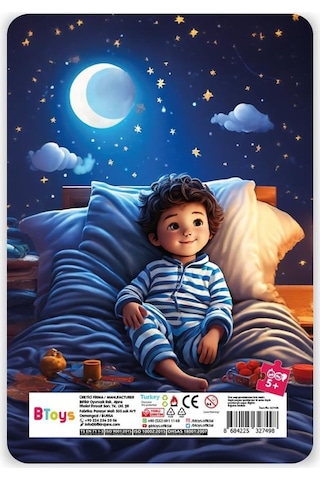 Btoys Kıds 60 Parça Puzzle Uyku Vakti 9115