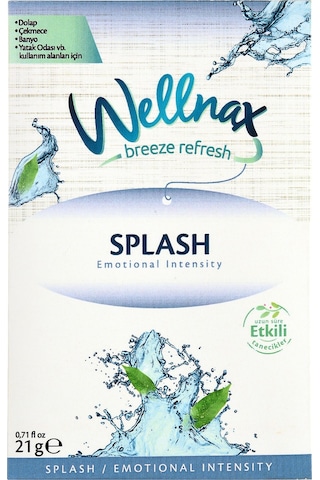Wellnax Dolap ve Çekmece Kokusu Splash Etkisi Kesesi 5 x 21 G