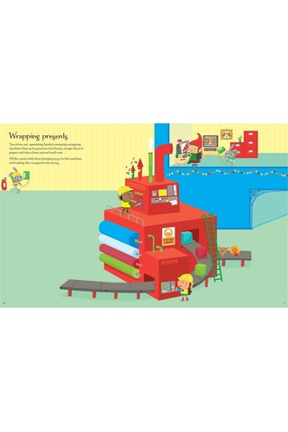 Santa's Elves Sticker Book Usborne