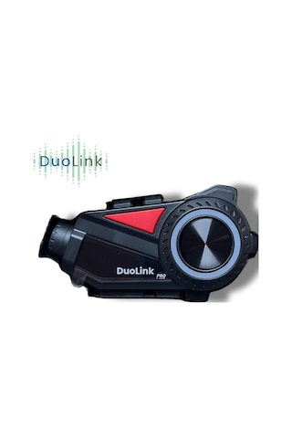 DuoLink X74 Pro İnterkom Motosiklet Kameralı 360° Modül 6 Kişi Bluetooth Kask Intercom Video Kayıt Kulaklık