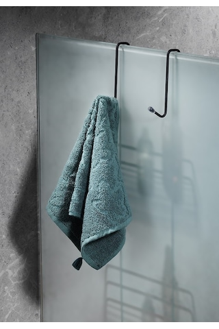 Dayanıklı Paslanmaz 2 Katlı Askılı Duş Rafı Sabunluk Şampuanlık Duşakabin Askısı Siyah