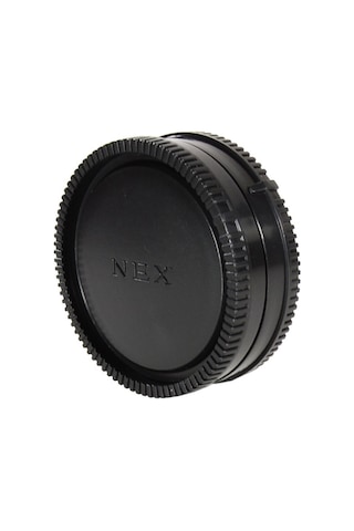 Sony Nex- E Mount için Body Kapağı ve Lens Arka Kapağı