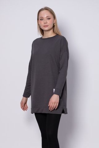 Barrels And Oil Bisiklet Yaka Mevsimlik Sweatshirt - Antrasit-Antrasit