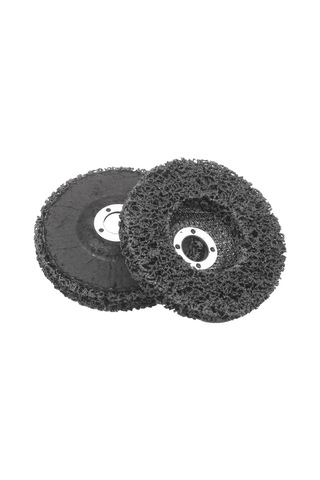 Singree Nilon 5'li Zımpara Diski 100mm 4 İnç - Açısal Zımpara İle Kullanım - Pas/kalıntı/saçak Kaldırıcı - Metal/ağaç/fiberglas İçin