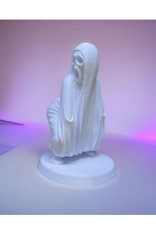 Housetrend Dekoratif Sevimli Şakacı Biblo Twerk Yapan Hayalet Dekoratif Figür, Modern Tasarım, Mini Masa Süsü, Beyaz, Ofis Ve Ev Dekorasyon Hediye