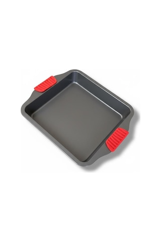 28x25x6 Slikon Tutacaklı Çelik Teflon Kare Yanmaz Yapışmaz Fırın Tepsisi Sku: Smgstkcb0824d81d Ahşap