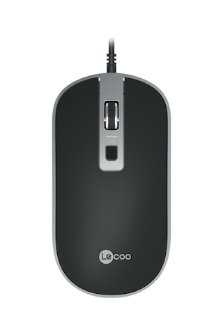 Lecoo MS104 USB Kablolu 1600DPI 4 Tuşlu PC, Mac, Dizüstü Bilgisayar ile Uyumlu Optik Mouse
