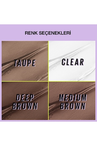 Maybelline New York Super Lock Brow Glue Kaş Sabitleyici Maskara Medium Brown