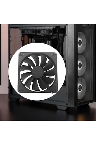 Suntek 12v 24v Fan Multiuse Doğru Akım Havalandırma Fanı 140x40x25cm