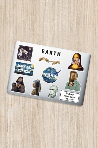 Art Sanat Dekoratif Laptop Notebook Tablet Telefon Sticker Set 06