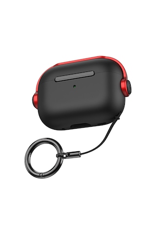 Apple Airpods Pro 3. Nesil İle Uyumlu Kılıf Kulaklık Dizayn Defens Case Kırmızı