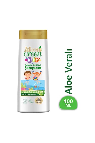 Mom's Green Kids Organik Aloe Veralı Şampuan 400 ML Mom's Green Kids Organik Aloe Veralı Şampuan 400 ML