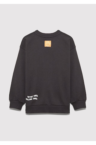 Mavi - Roll Like Baskılı Antrasit Sweatshirt 6s10179-70087 Antrasit