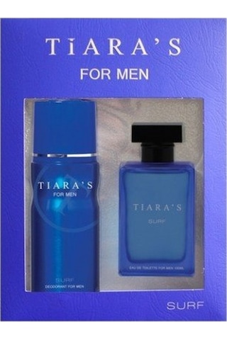 Tiara's Surf Erkek Parfüm EDT 100 ML + Deodorant 150 ML 2'li Set