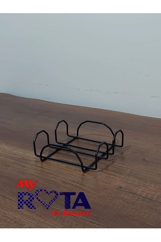 Özel Tasarım Kare Peçetelik Siyah