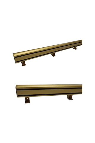 Perdemix Dekoratif Perde Ray Kornişi Alüminyum 2 Kanallı