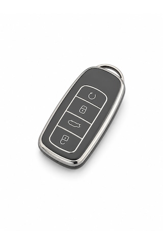 Autohan Keys Chery Tiggo 8 Pro, Omoda 5 Ve Tiggo 7 Avantgarde İle Uyumlu Araç Anahtarı Koruma Kılıfı, Füme