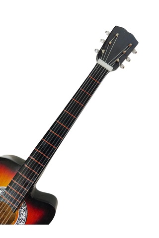 El Yapımı 1/4 Ölçek Minyatür Elektro Gitar Gibson J-45 Akustik Sb