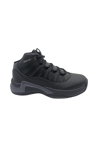 Lescon Bounce Unisex Siyah Bağcıklı Basketbol Ayakkabı Siyah