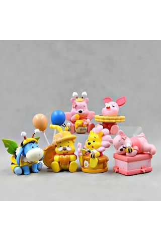 Winnie The Pooh Bahar Serisi Mini Koleksiyon Figürü 8 Cm Rastgele 1 Adet