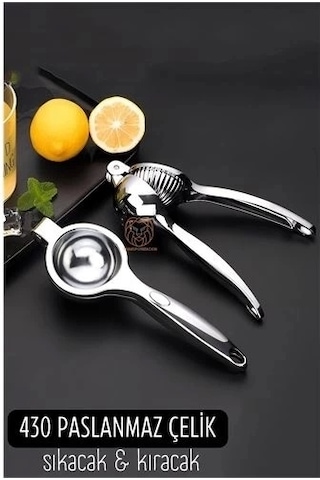 Limon Sıkacağı Paslanmaz Çelik Çok Renkli Limon Sıkacağı Paslanmaz Çelik Çok Renkli