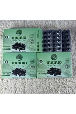 Mumio İçeren Takviye Edici Gıda 3 x 90 Tablet﻿﻿