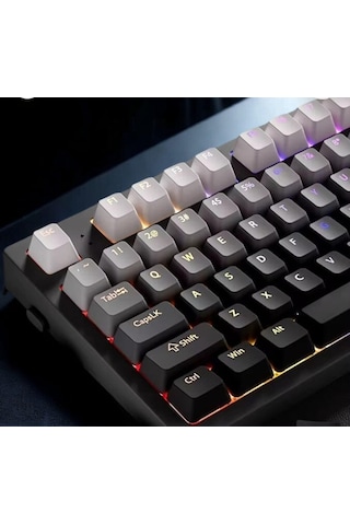 Gradient Mekanik Klavye Oem Profil Rgb Tuş Takımı Pbt