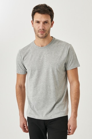 Ac&Co / Altınyıldız Classics Erkek Grı Melanj-k.grı-sıyah-sıyah Slim Fit 4'lü Tişört Paket Grı Melanj-k.grı-sıyah-sıyah Gri Melanj - Koyu Gri - Siyah