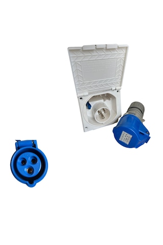 Karavan Dış 220 V Girişi Ve Dış Erkek Fiş