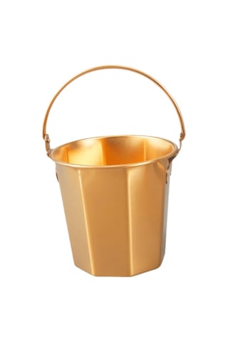 Homyl Şampanya Restoran Barı Için Buz Kovası Hafif İçecek Altın 1.1l