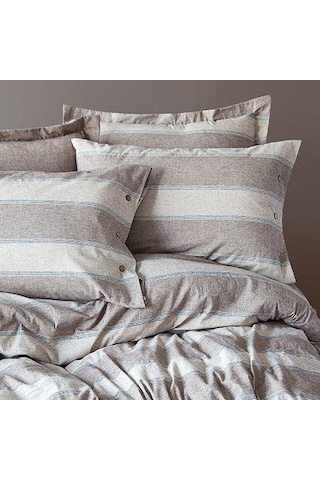 Apricitas Double Comfort Tek Kişilik Nevresim Takımı Dark Bej Desenli